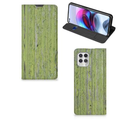 Motorola Moto G100 Book | Wallet Case | Green Wood