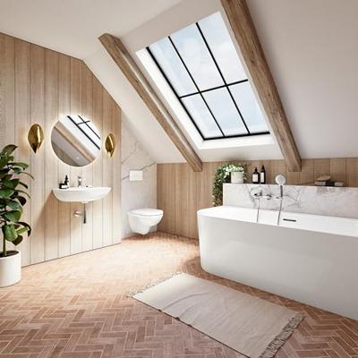 Villeroy & Boch Universal Showers Handdouche met drie waterstraalstanden Rond - chroom TVS10900300061 Villeroy & Boch Universal Showers Handdouche met drie waterstraalstanden Rond - chroom TVS10900300061