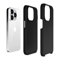 Just in Case Armor Case voor Apple iPhone 16 Telefoonhoesje Zwart - thumbnail