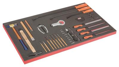 Bahco Foaminlay Fit&Go 40" met slagwerk en vijlen - 45-delig - FF1B08LM Bahco Foaminlay Fit&Go 40" met slagwerk en vijlen - 45-delig - FF1B08LM