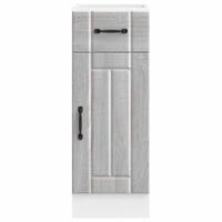 Keuken onderkast Lucca bewerkt hout grijs sonoma eikenkleur - thumbnail