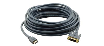 Kramer Electronics c-hm/dm-6 1,82 m HDMI DVI-D zwarte kabel DVI - kabel DVI (1,82 m, HDMI, DVI-D, mannelijk, goud)