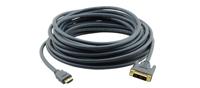 Kramer Electronics c-hm/dm-6 1,82 m HDMI DVI-D zwarte kabel DVI - kabel DVI (1,82 m, HDMI, DVI-D, mannelijk, goud) - thumbnail