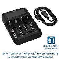 Ansmann Lithium 4 Batterijlader LiFePO, Li-ion, NiCd, NiMH 10340, 10350, 10440, 10500, 10350, 10440, 10500, 12500, 12650, 13500, 13650, 14500, 14650, 16340, - thumbnail