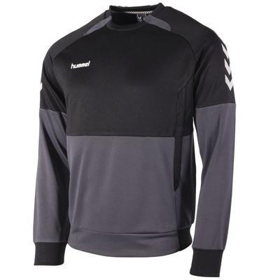 hummel Authentic Trainingstrui Kids Grijs Zwart hummel Authentic Trainingstrui Kids Grijs Zwart