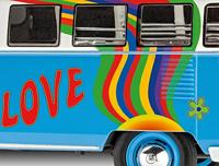 Revell volkswagen t1 samba bus flower power - thumbnail