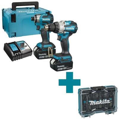 Makita DLX2528TJ Accu Combiset 2-delig (DHP489 + DTD173) 18V 5.0Ah in Mbox Makita DLX2528TJ Accu Combiset 2-delig (DHP489 + DTD173) 18V 5.0Ah in Mbox