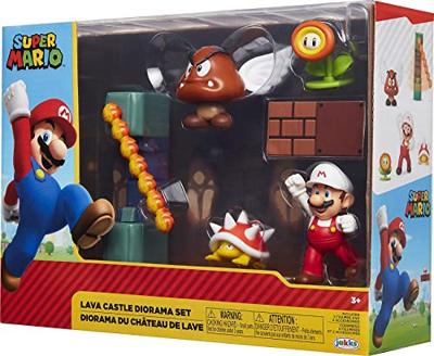 Super Mario Diorama Set - Lava Castle - thumbnail