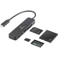 Renkforce RF-PCR-230 Externe geheugenkaartlezer USB-C 3.2 Gen 1 Zwart - thumbnail