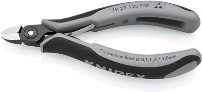 Knipex Zijsnijtang ronde-kop 125 mm ESD - 7922125ESD - thumbnail