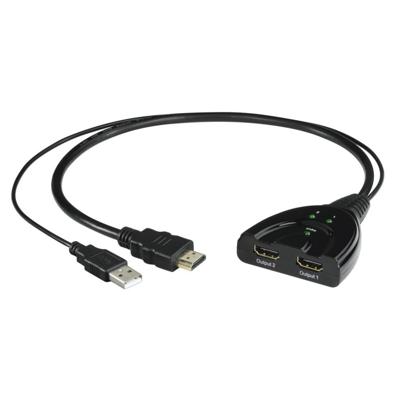 Hama HDMI-verdeler 2-voudig Hama HDMI-verdeler 2-voudig