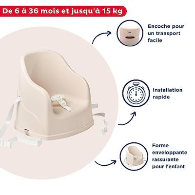 THERMOBABY Stoelverhoger Block Glanzend Bruin