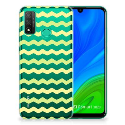 Huawei P Smart 2020 | TPU bumper | Waves Yellow Huawei P Smart 2020 | TPU bumper | Waves Yellow