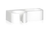 ESGE 7410 Wandhouder voor Zauberstab Wit - thumbnail