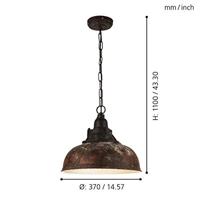 Eglo HanglampGrantham 37cm - 49819 - thumbnail