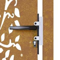 Poort 105x80 cm boomontwerp cortenstaal - thumbnail