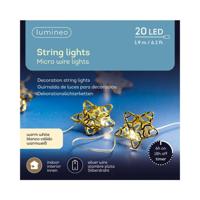 Lumineo Strengverlichting ster metaal 20l - thumbnail