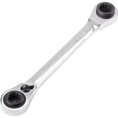 TOOLCRAFT TO-5355795 Dubbele ringsleutelratelset Sleutelbreedte (metrisch) 10 - 19 mm