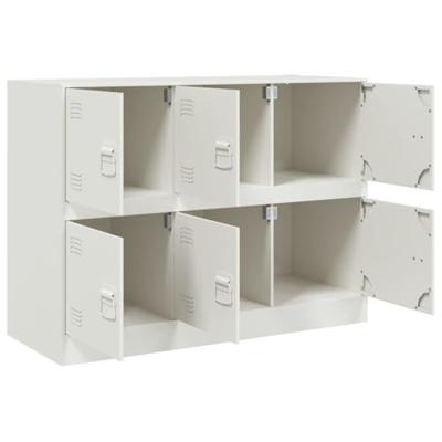 Dressoir 99x39x73 cm staal wit Dressoir 99x39x73 cm staal wit