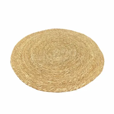 Vloerkleed Rond Gevlochten Zeegras Ø80cm Vloerkleed Rond Gevlochten Zeegras Ø80cm