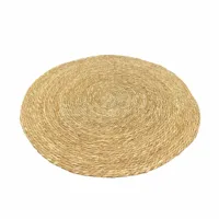 Vloerkleed Rond Gevlochten Zeegras Ø80cm - thumbnail