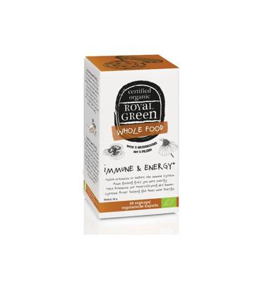 Royal Green Immune & energy bio 60 Vegetarische capsules Royal Green Immune & energy bio 60 Vegetarische capsules