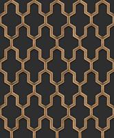 Dutch Wallcoverings Wall Fabric/Bs1 Geometric Black - Zwart - thumbnail