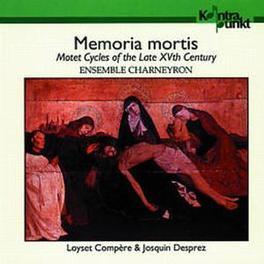 Memoria Mortis. Motet Cycles Of The Late XVTH Century - CD (0716043208227) Memoria Mortis. Motet Cycles Of The Late XVTH Century - CD (0716043208227)