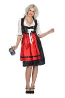 Dirndl jurk rood - thumbnail