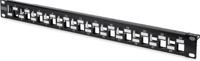 Digitus DN-91412 24 poorten Netwerkpatchpaneel 483 mm (19) Zonder connectoren 1 HE Meerdere kleuren Niet ingericht - thumbnail