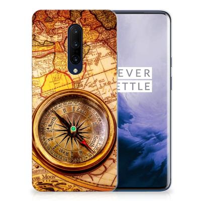 OnePlus 7 Pro Siliconen Back Cover Kompas OnePlus 7 Pro Siliconen Back Cover Kompas