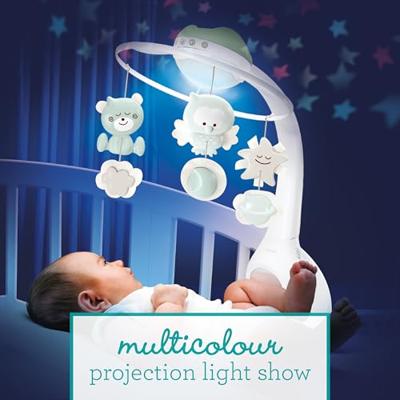 Mobiel - INFANTINO - 302049 - Sweet Night 3in1 - Mintgroen