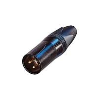 Connector XLR Male Metaal Zwart - thumbnail