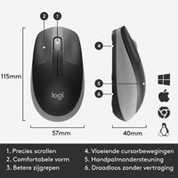 Logitech M190 Full-size wireless mouse - thumbnail