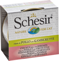 Schesir kattenvoer in natuurlijke saus kip & garnaal 70g - thumbnail