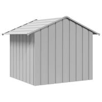 VidaXL Hondenhok met dak 131x101x102 cm gegalvaniseerd staal - thumbnail