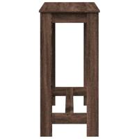 Bartafel 102x50x103,5 cm bewerkt hout bruin eikenkleurig - thumbnail