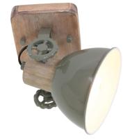 Steinhauer Retro wandlampGearwood retro groen met houtbruin - 7968G - thumbnail