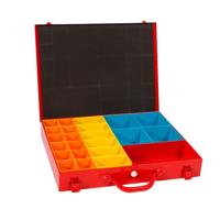 4tecx Sysbox 445X340X70Mm Rood 23-Vaks - thumbnail