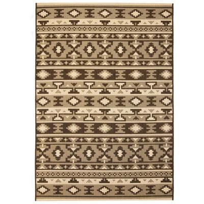 vidaXL Vloerkleed binnen/buiten 140x200 cm sisal look etnisch ontwerp