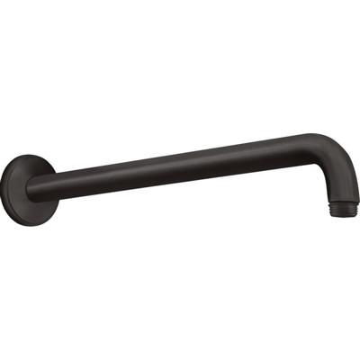 Hansgrohe douchearm z. kogelgewricht G1/2 39cm 90graden incl. rozet mat zwart 27413670 Hansgrohe douchearm z. kogelgewricht G1/2 39cm 90graden incl. rozet mat zwart 27413670