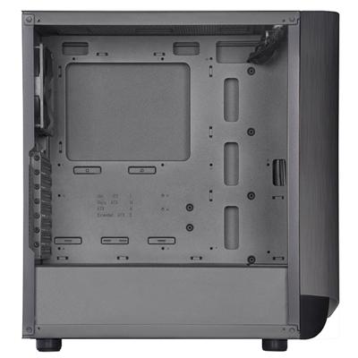 Silverstone SETA A1 Midi Tower Zwart, Titanium