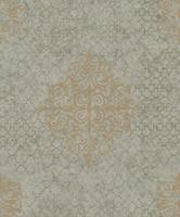Galerie Lustre Behang met grote metallic ornamenten - CM2486 - thumbnail