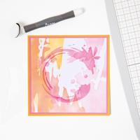 Sizzix • layered stencils painted - thumbnail