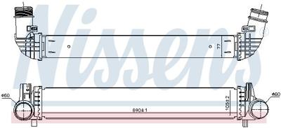 Intercooler, inlaatluchtkoeler 961481
