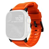 Nomad Rugged bandje / zwarte hardware (45-49mm) - Ultra orange - thumbnail