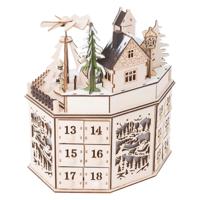 Small Foot - houten adventskalender kerst landschap - thumbnail