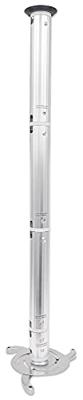 Manhattan 424820 Beamer-plafondbeugel Kantelbaar, Draaibaar Afstand vloer-plafond (max.): 106 cm Zilver