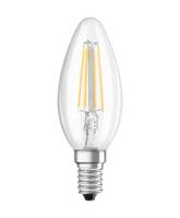 OSRAM HOMELIGHTING 4058075437043 LED-lamp Energielabel F (A - G) E14 Kaars 4.8 W = 40 W Warmwit (Ø x l) 35 mm x 97 mm 1 stuk(s) - thumbnail