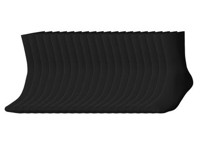 esmara Men 20 Paar sokken (Zwart, 43-46)